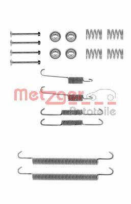 Do koszyka 0000430855 Peugeot/Citroen Zestaw montażowy szczęk hamulcowych tylnych