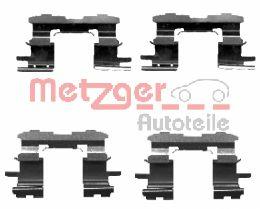 Zestaw sprężynek do mocowania klocków tarczowych przednich 0494747010 Toyota