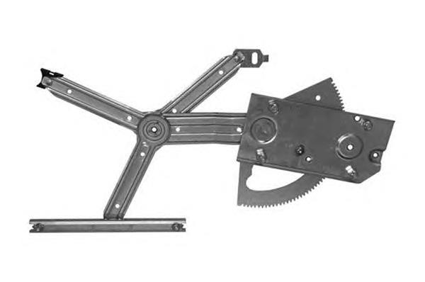 Mechanizm podnoszenia szyby drzwi przednich lewych 301649 Miraglio