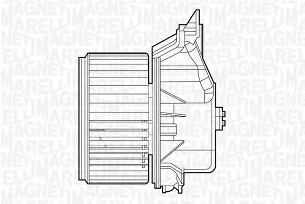 Silniczek wentylatora nagrzewnicy (ogrzewacza wnętrza) 77364951 Fiat/Alfa/Lancia