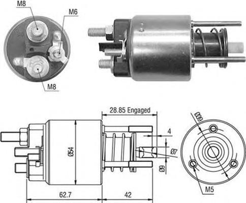 9947992 Fiat/Alfa/Lancia elektromagnes rozrusznika