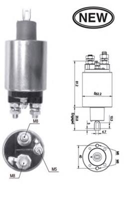 Elektromagnes rozrusznika 138763 REMA-PARTS