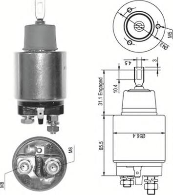 Elektromagnes rozrusznika ZM975 ZM