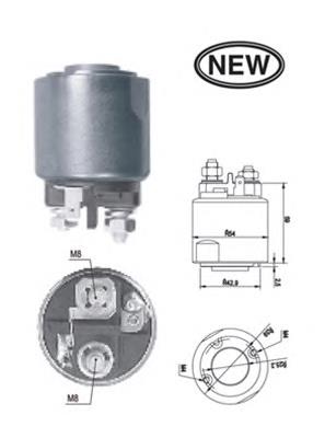 Elektromagnes rozrusznika ZM2491 ZM