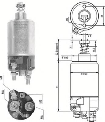 Elektromagnes rozrusznika ZM525 ZM