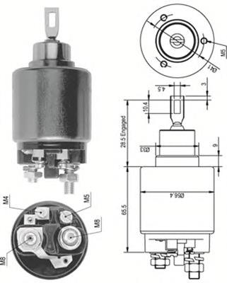 A0011521110 Mercedes elektromagnes rozrusznika