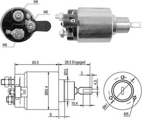 Elektromagnes rozrusznika SS0040 AS/Auto Storm