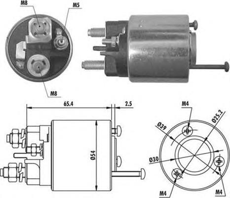 Elektromagnes rozrusznika 231610 Cargo