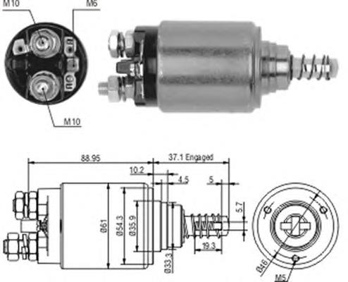 1523410 Mercedes elektromagnes rozrusznika