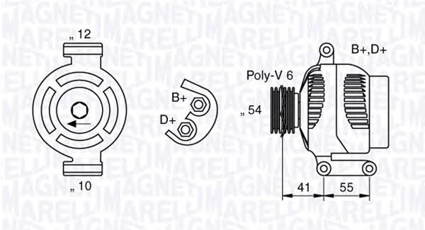 51784846 Fiat/Alfa/Lancia Alternator
