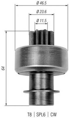 9948652 Fiat/Alfa/Lancia bendiks rozrusznika