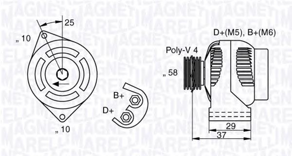 Alternator Mercedes 2801V005000000 cena, od 150,61 USD
