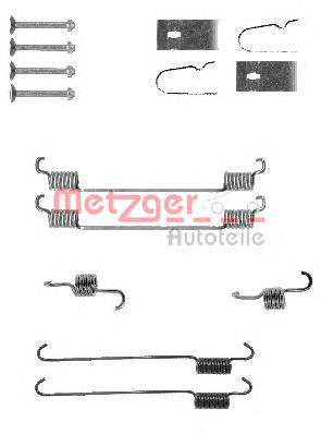 Zestaw montażowy szczęk hamulcowych tylnych Autofren D31044A cena, od 15,64 USD