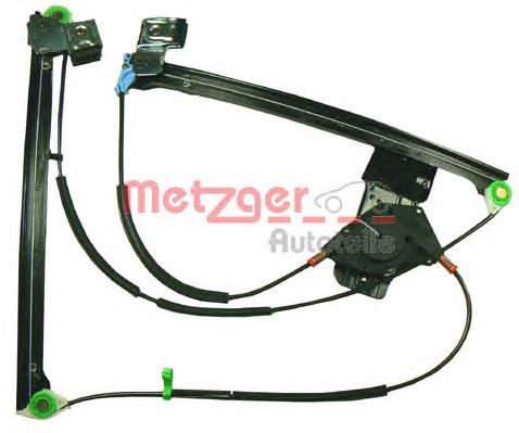 6N3837461D VAG Mechanizm podnoszenia szyby drzwi przednich lewych