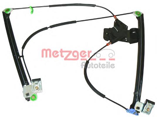 6N3837462D VAG Mechanizm podnoszenia szyby drzwi przednich prawych