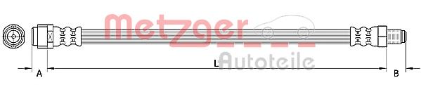 Przewód hamulcowy tylny Mercedes A251420064864 cena, od 24,54 USD