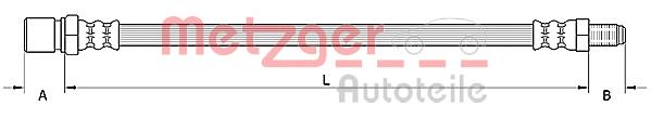 7700804356 Renault (RVI) Przewód hamulcowy przedni