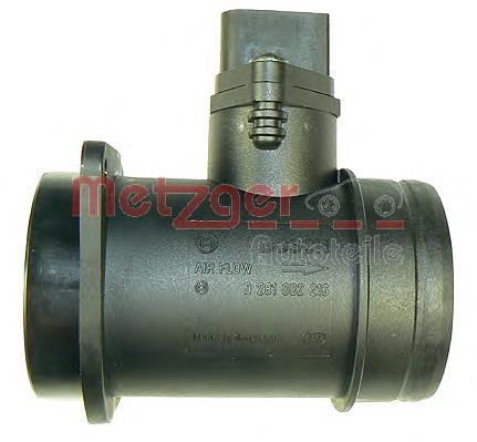 Czujnik przepływu powietrza, przepływomierz powietrza M.A.F. 028906461V VAG