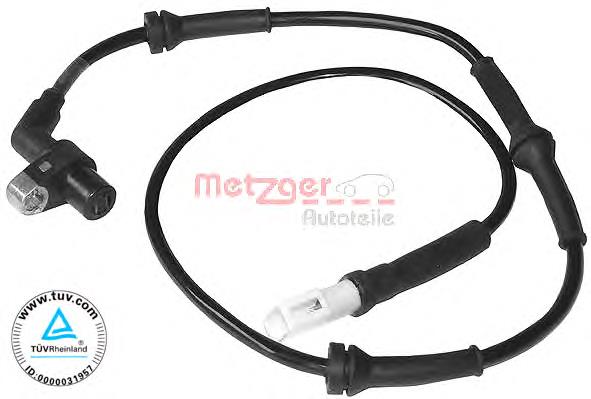 Czujnik ABS przedni 0900021 Metzger