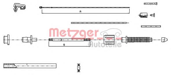 Linka gazu Metzger 100382 cena, od 7,36 USD