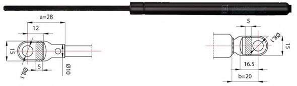 Amortyzator maski Saab 9000