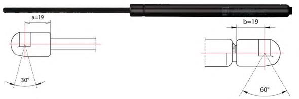 Amortyzator klapy bagażnika (3/5 drzwi-tylnych) Euroex VW101586EX cena, od 33,89 USD