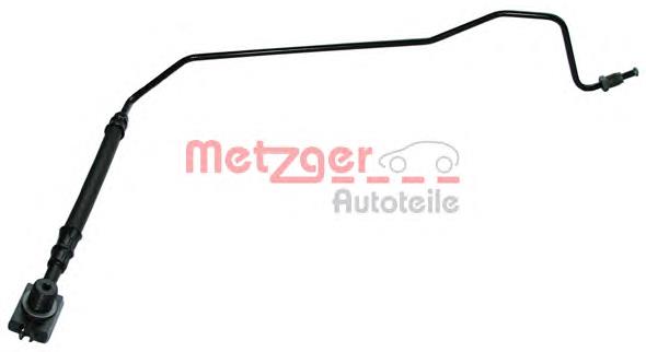 4119356 Metzger Przewód hamulcowy tylny lewy