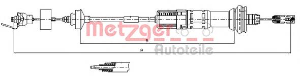 Linka sprzęgła Peugeot/Citroen E074390 cena, od 44,80 USD
