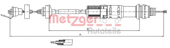 Do koszyka 2150AH Peugeot/Citroen Linka sprzęgła