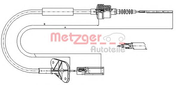 Linka sprzęgła Fiat/Alfa/Lancia 55183097 cena, od 29,09 USD