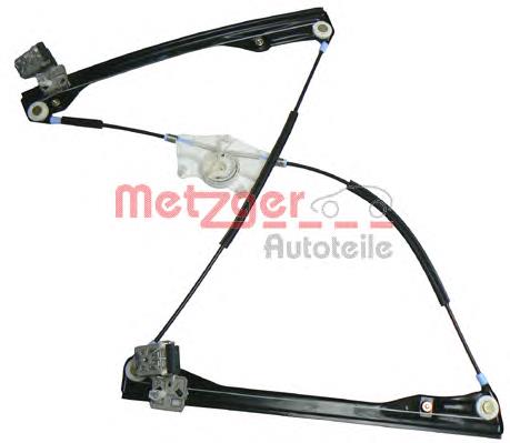 2160013 Metzger Mechanizm podnoszenia szyby drzwi przednich lewych