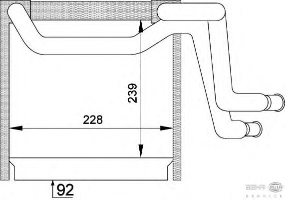 Parownik klimatyzacji do Ford Transit IV E