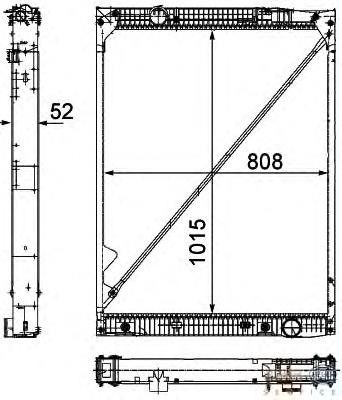 Chłodnica silnika Mercedes A9425003503 cena, od 800,12 USD