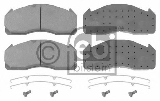 Do koszyka 20918891 Volvo Klocki hamulcowe przednie tarczowe