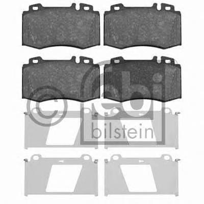 Do koszyka A0054209520 Mercedes Klocki hamulcowe przednie tarczowe