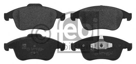 Klocki hamulcowe przednie tarczowe 440608746R Renault (RVI)