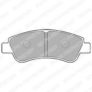 Klocki hamulcowe przednie tarczowe Delphi LP1727 cena, od 25,70 USD