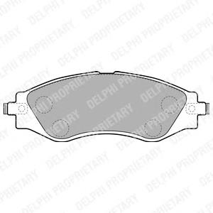 Klocki hamulcowe przednie tarczowe 96349059 General Motors