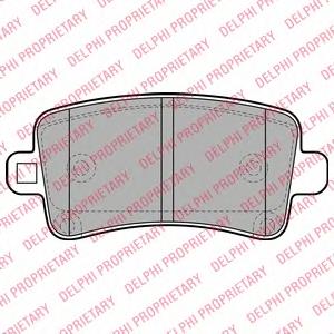 Okładziny (klocki) do hamulców tarczowych tylne Delphi LP2084 cena, od 24,28 USD
