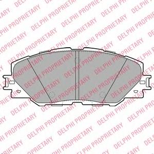 Klocki hamulcowe przednie tarczowe Delphi LP2003 cena, od 23,90 USD