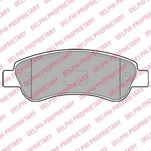 Okładziny (klocki) do hamulców tarczowych tylne Delphi LP1994 cena, od 20,22 USD