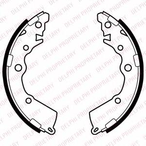 Klocki hamulcowe tylne bębnowe Hyundai/Kia 583501YA00 cena, od 26,13 USD