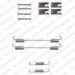 Zestaw montażowy szczęk hamulcowych tylnych Fiat/Alfa/Lancia 0009947691 cena, od 9,20 USD