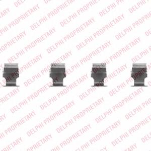 Zestaw sprężyn do mocowania tylnych klocków tarczowych MR510545 Mitsubishi