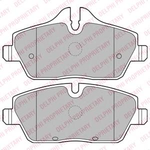 Klocki hamulcowe przednie tarczowe Delphi LP2186 cena, od 30,54 USD