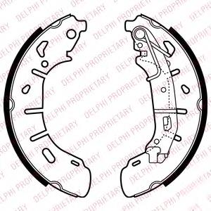 77365346 Fiat/Alfa/Lancia Klocki hamulcowe tylne bębnowe