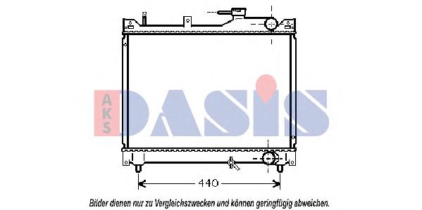 Do koszyka 1770066D01 Suzuki Chłodnica silnika