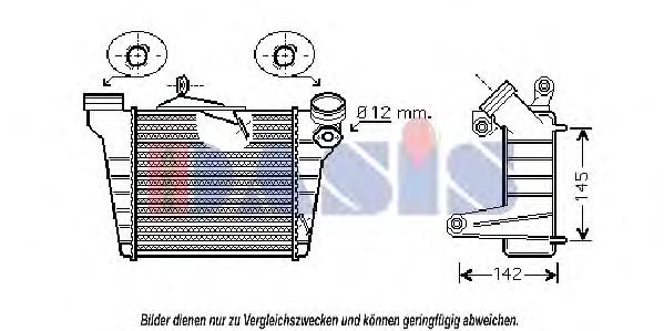 Chłodnica intercoolera VAG 6Q0145805E cena, od 85,50 USD