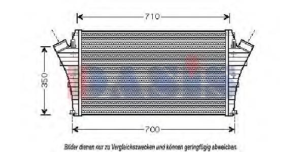 Chłodnica intercoolera 6302041 Opel