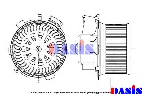 715235 VALEO Silniczek wentylatora nagrzewnicy (ogrzewacza wnętrza)